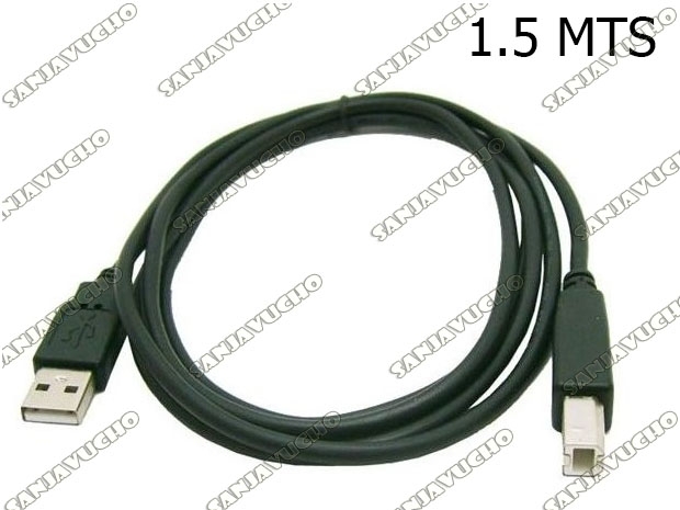 &+ CABLE IMPRESORA A USB 2.0 2 MTS